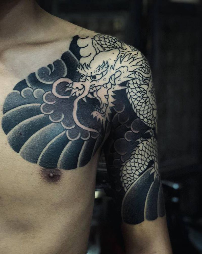 浮世浮躁又繁杂 应该让自己简单纹身图片_老传统纹身图案