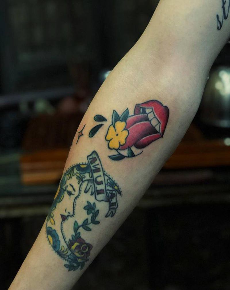 彫茜作品～纹身图片_老传统纹身图案