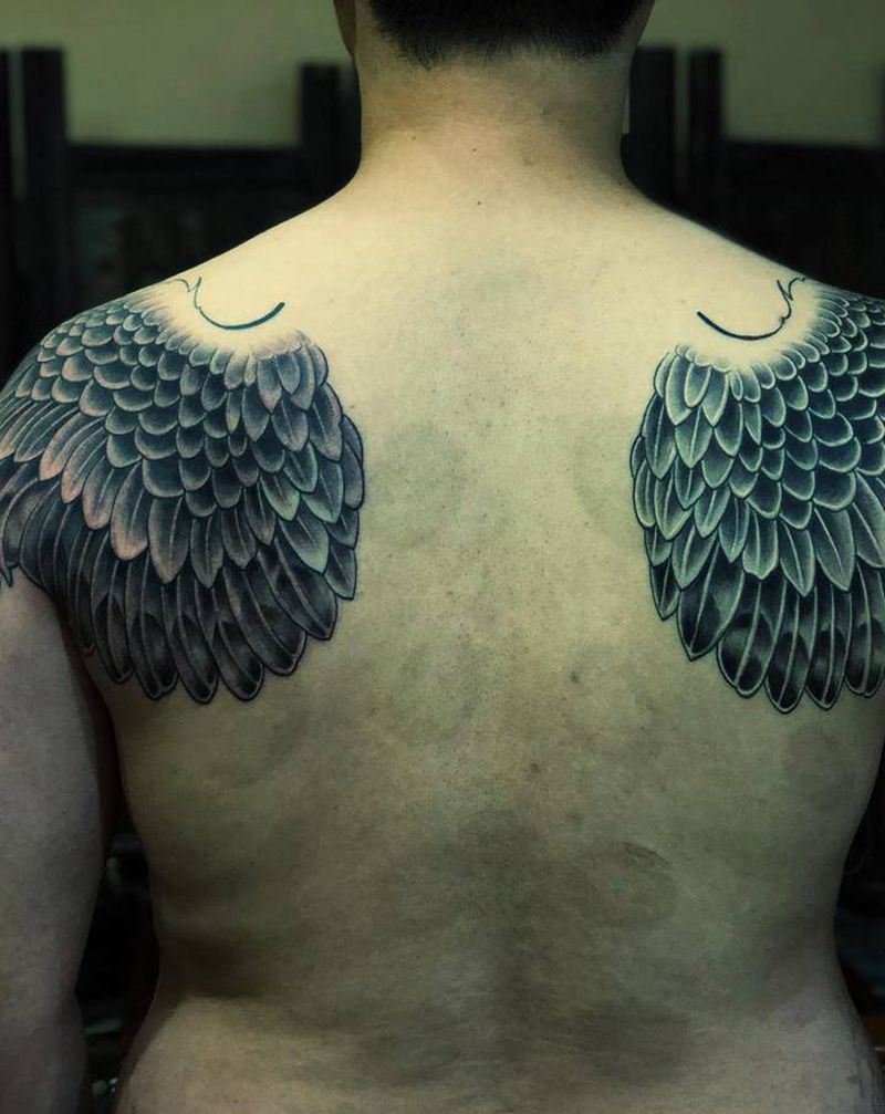 彫茜作品～纹身图片_老传统纹身图案