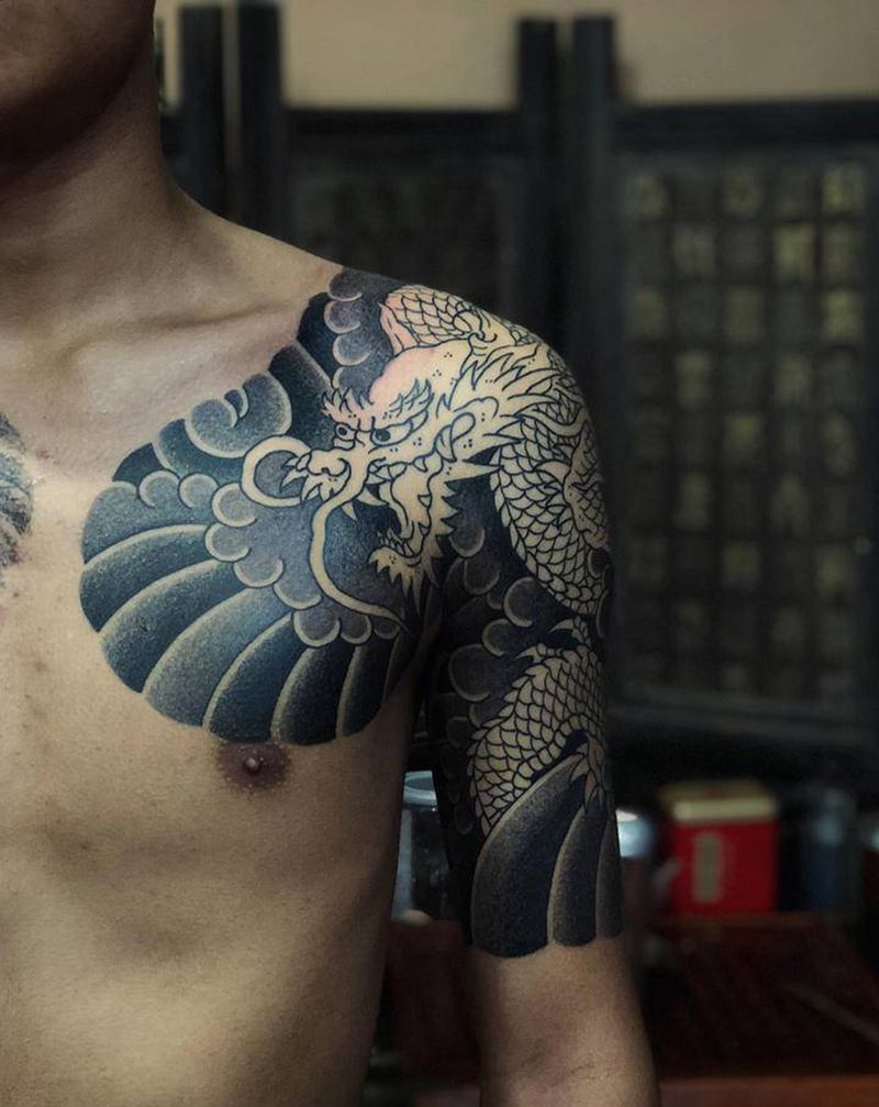 今日工事～纹身图片_老传统纹身图案