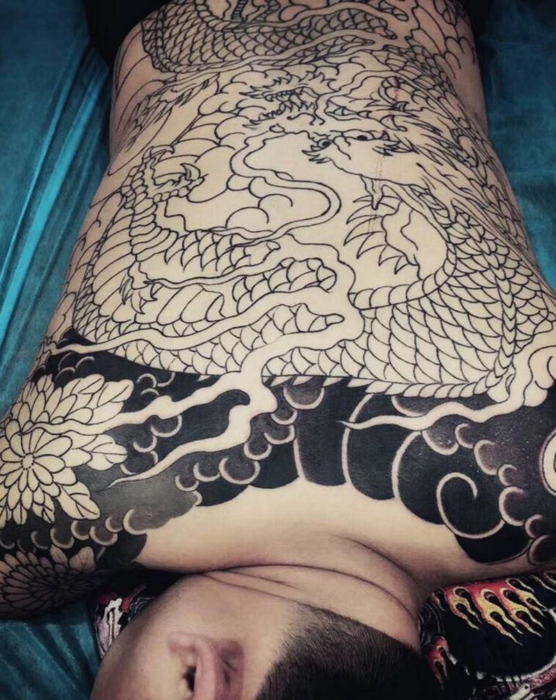 进度～纹身图片_老传统纹身图案