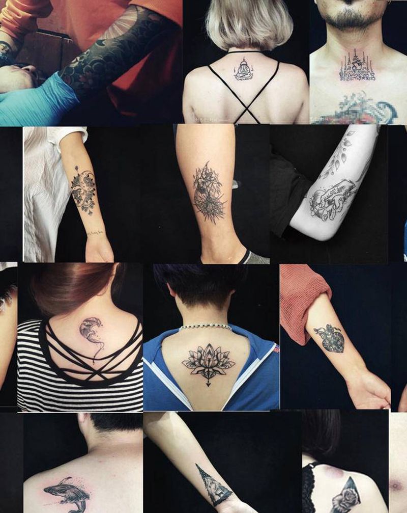 [月亮]～纹身图片_老传统纹身图案