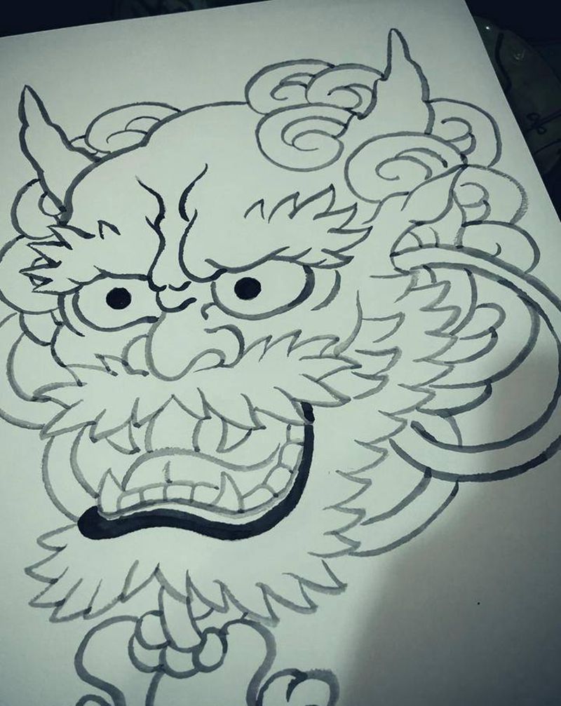 繪稿～纹身图片_老传统纹身图案