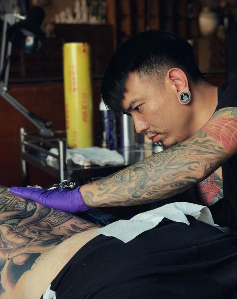 修改花絮～纹身图片_老传统纹身图案