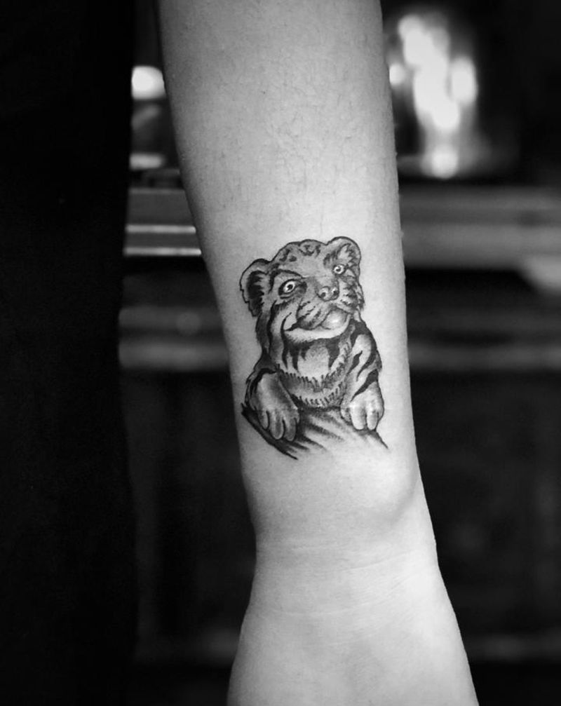 小脑糊～纹身图片_老传统纹身图案