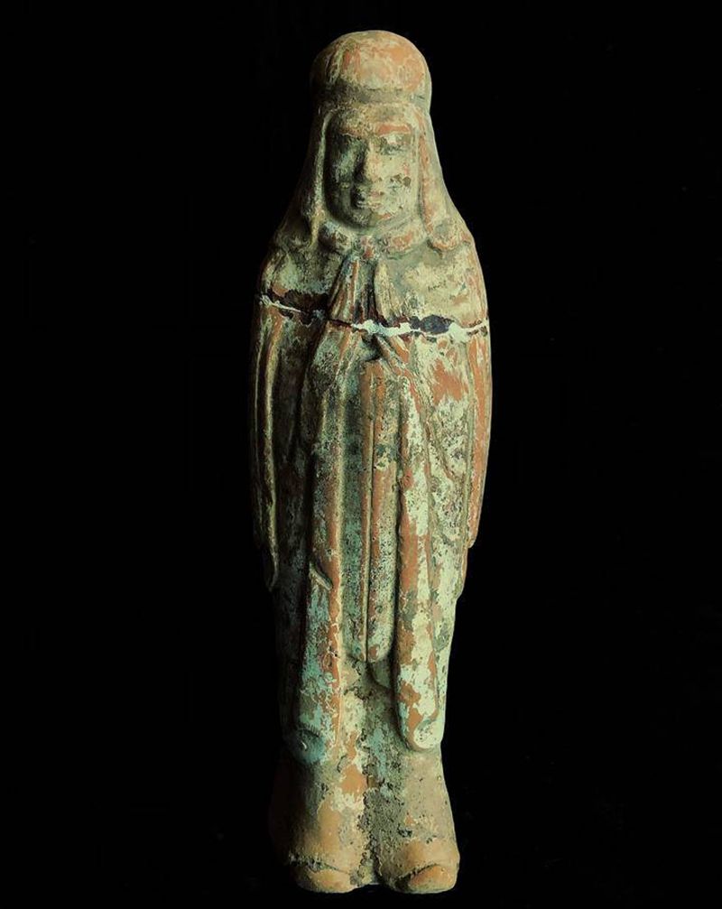 北朝 风帽俑～纹身图片_老传统纹身图案