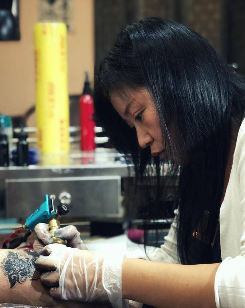 工事～纹身图片_老传统纹身图案