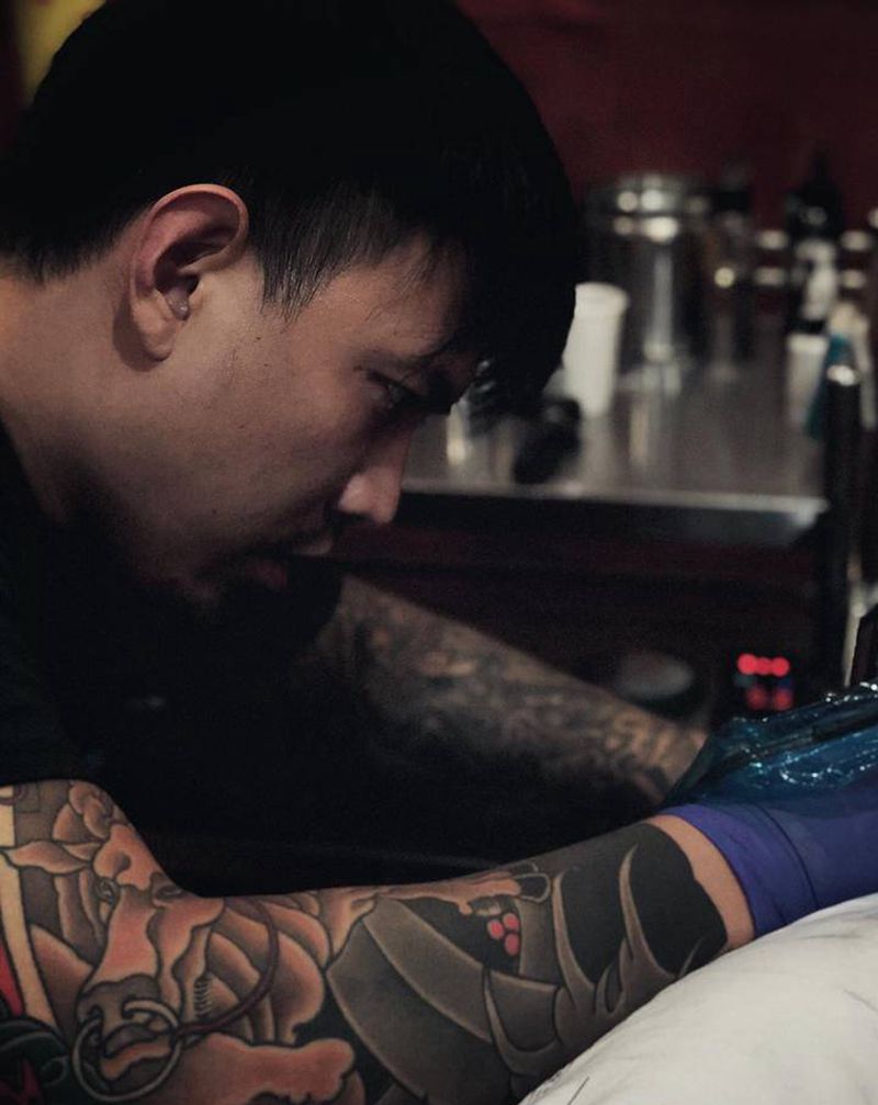 花臂上身～纹身图片_老传统纹身图案