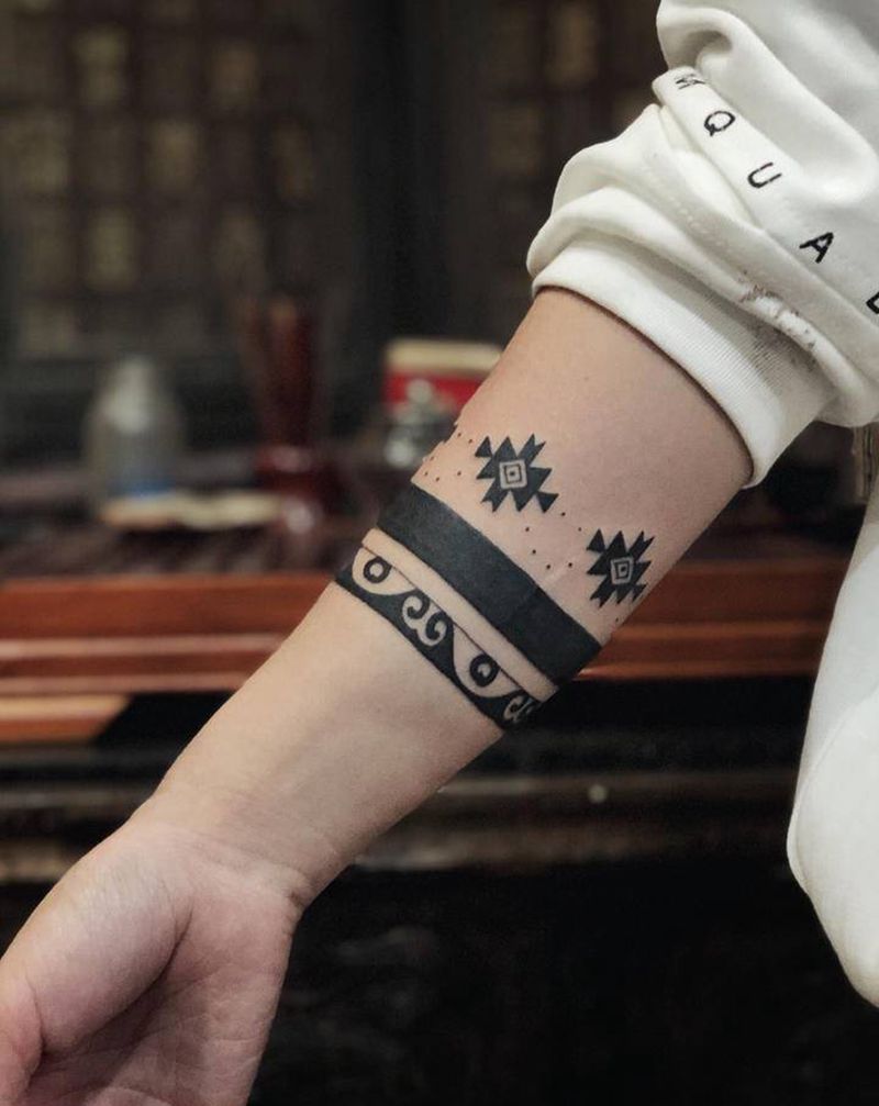 彫茜图腾作品～纹身图片_老传统纹身图案