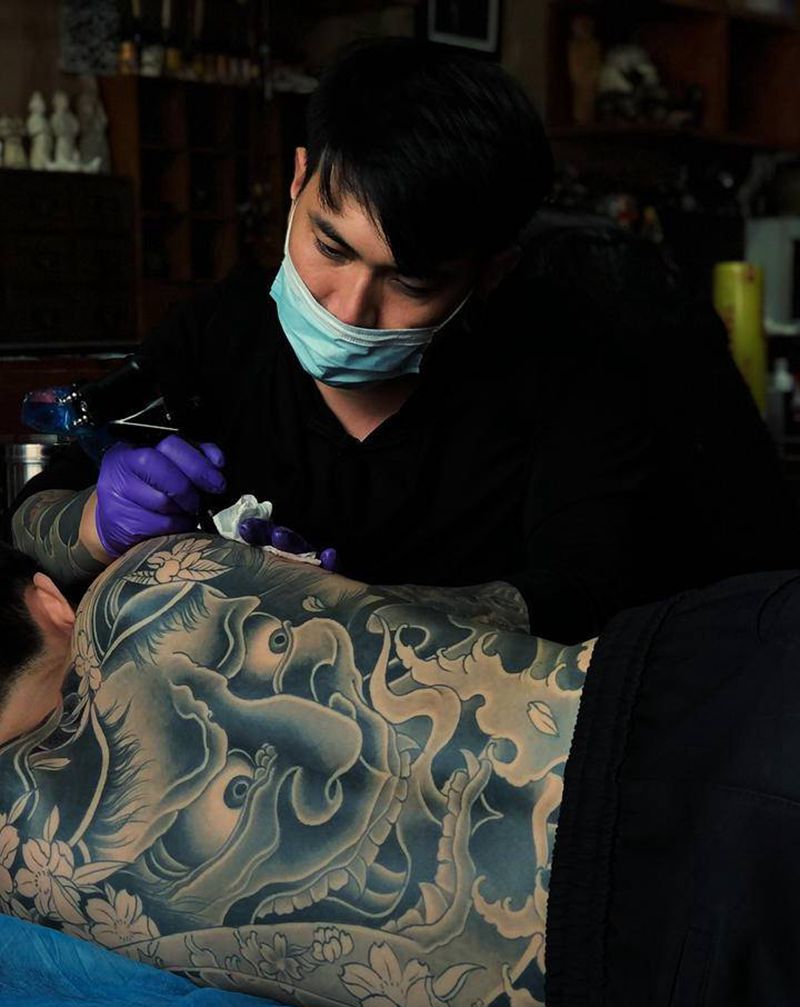 修改进度～纹身图片_老传统纹身图案