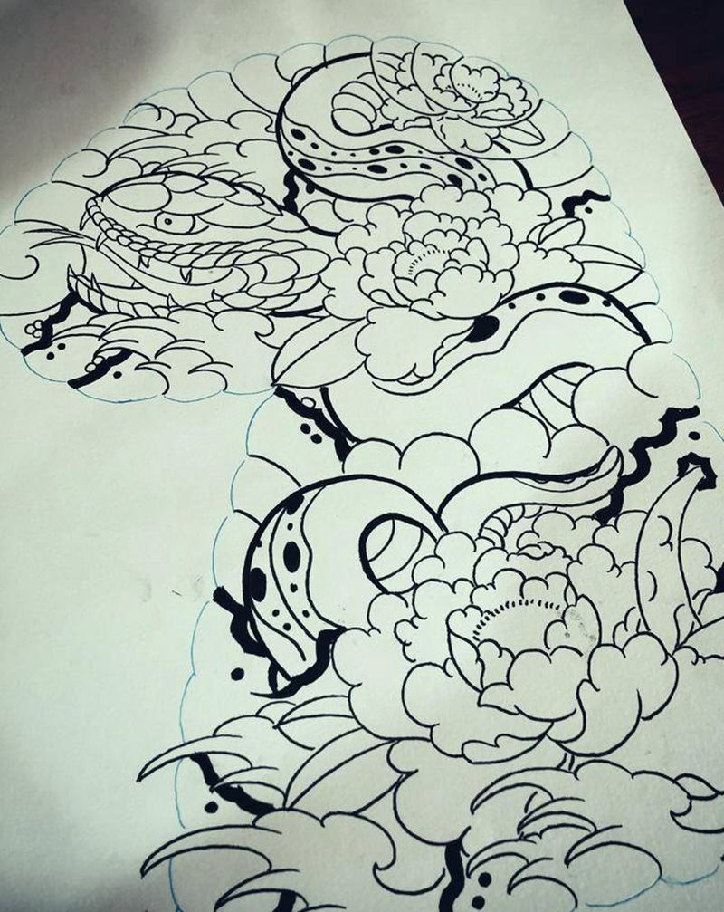 习作～纹身图片_老传统纹身图案