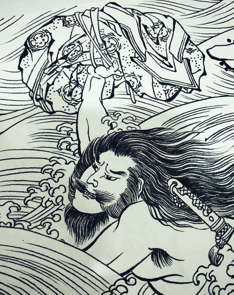 习作～纹身图片_老传统纹身图案