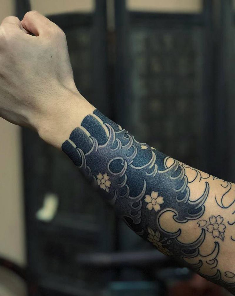 修改进度～纹身图片_老传统纹身图案