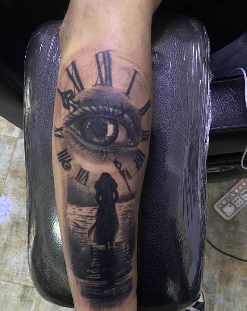 欧美纹身图片_手臂欧美写实纹身图案