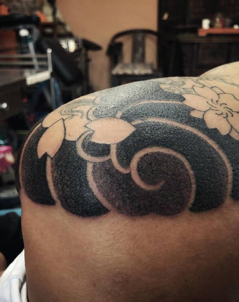 修改进度～纹身图片_老传统纹身图案