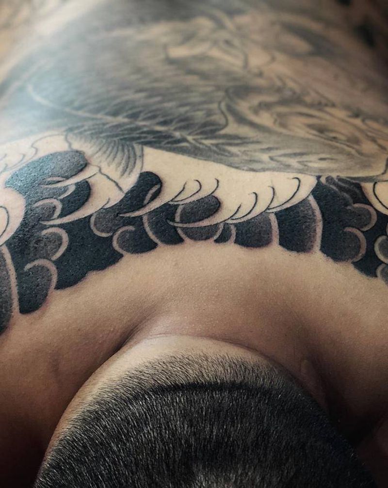 修改进度～纹身图片_老传统纹身图案