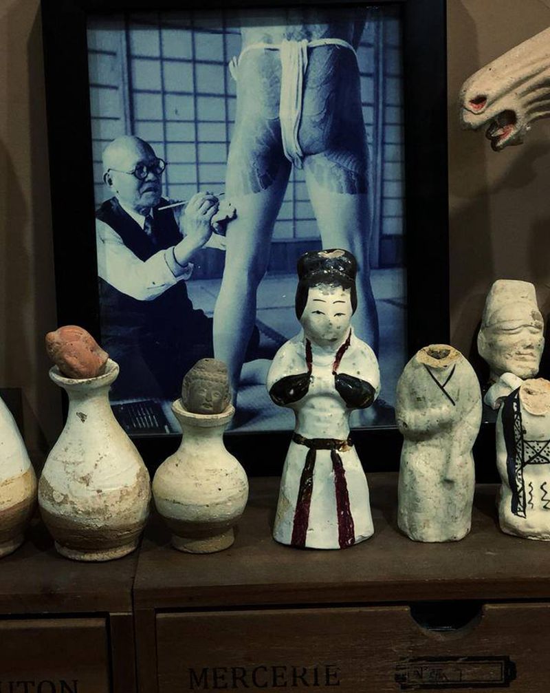 宋金泥偶～[月亮]纹身图片_老传统纹身图案