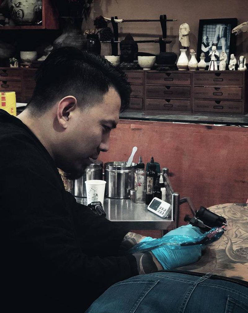 进度～纹身图片_老传统纹身图案