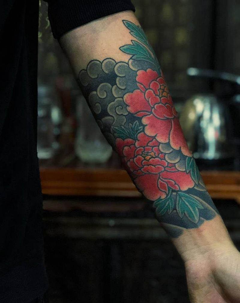 传统小臂～纹身图片_老传统纹身图案