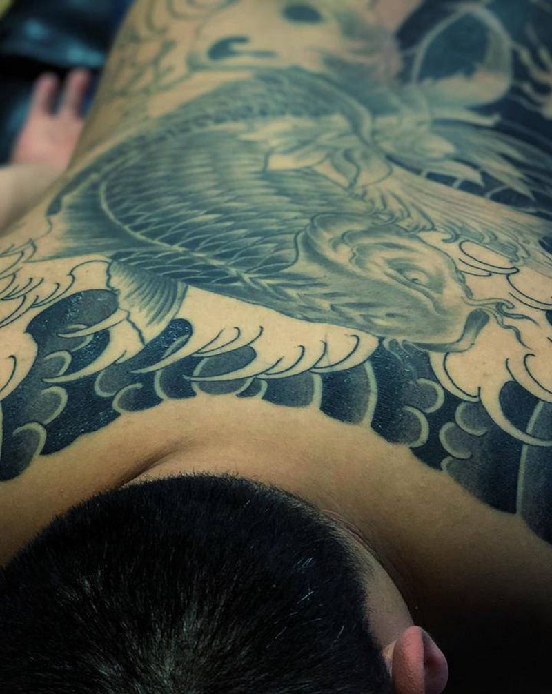 修改进度～纹身图片_老传统纹身图案