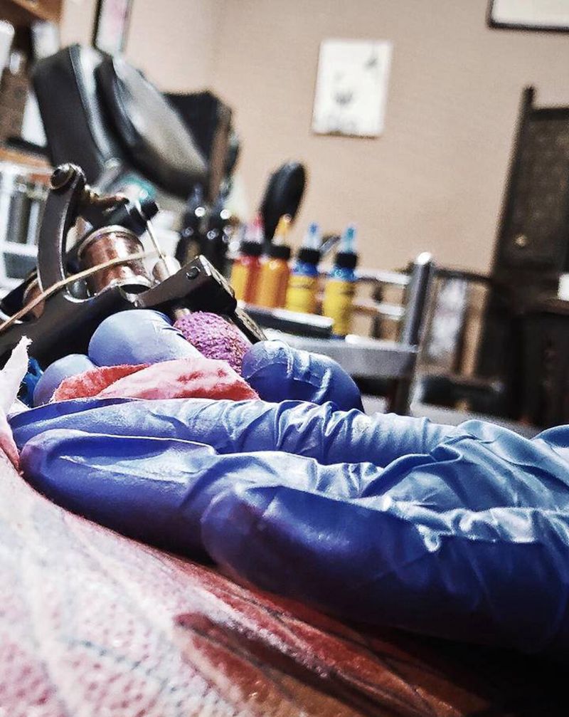 我的锦鲤繪～纹身图片_老传统纹身图案