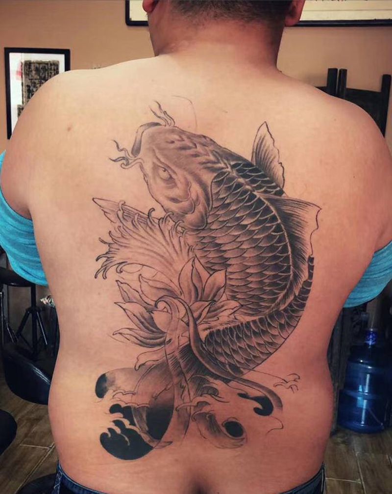 修改进度～纹身图片_老传统纹身图案