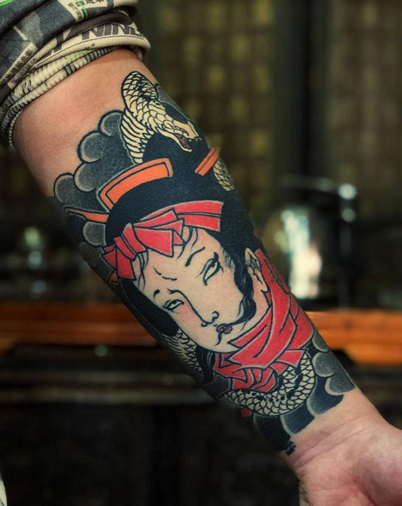 小作 也是覆盖～纹身图片_老传统纹身图案