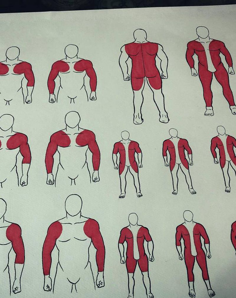 传统刺青～纹身图片_老传统纹身图案