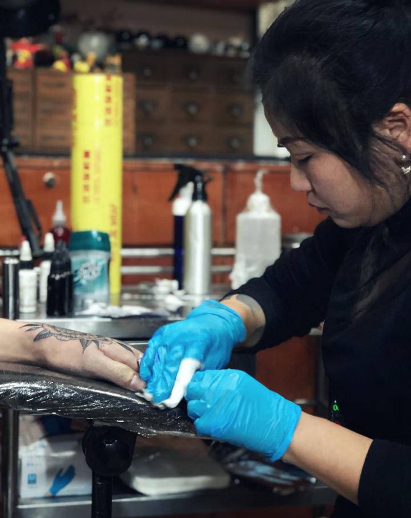 彫茜工事～纹身图片_老传统纹身图案