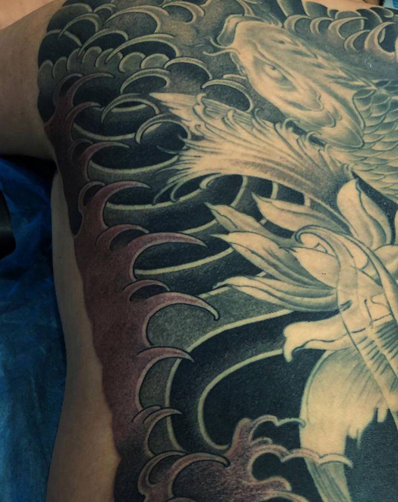 修改进度～纹身图片_老传统纹身图案