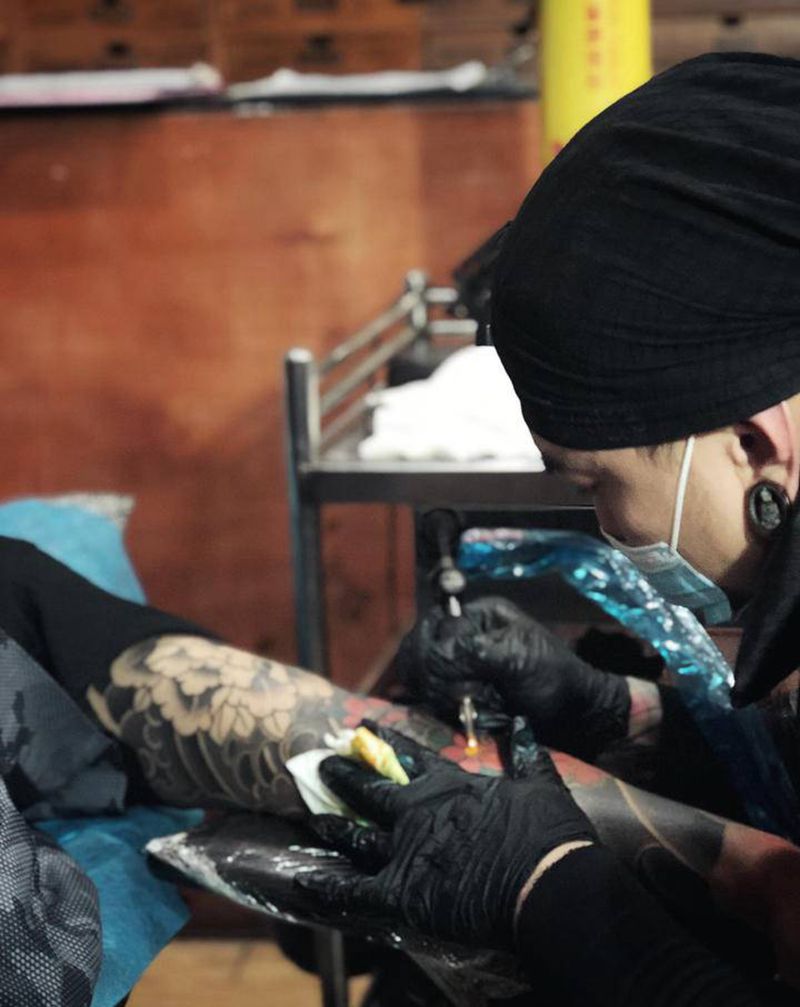 今日入墨～纹身图片_老传统纹身图案