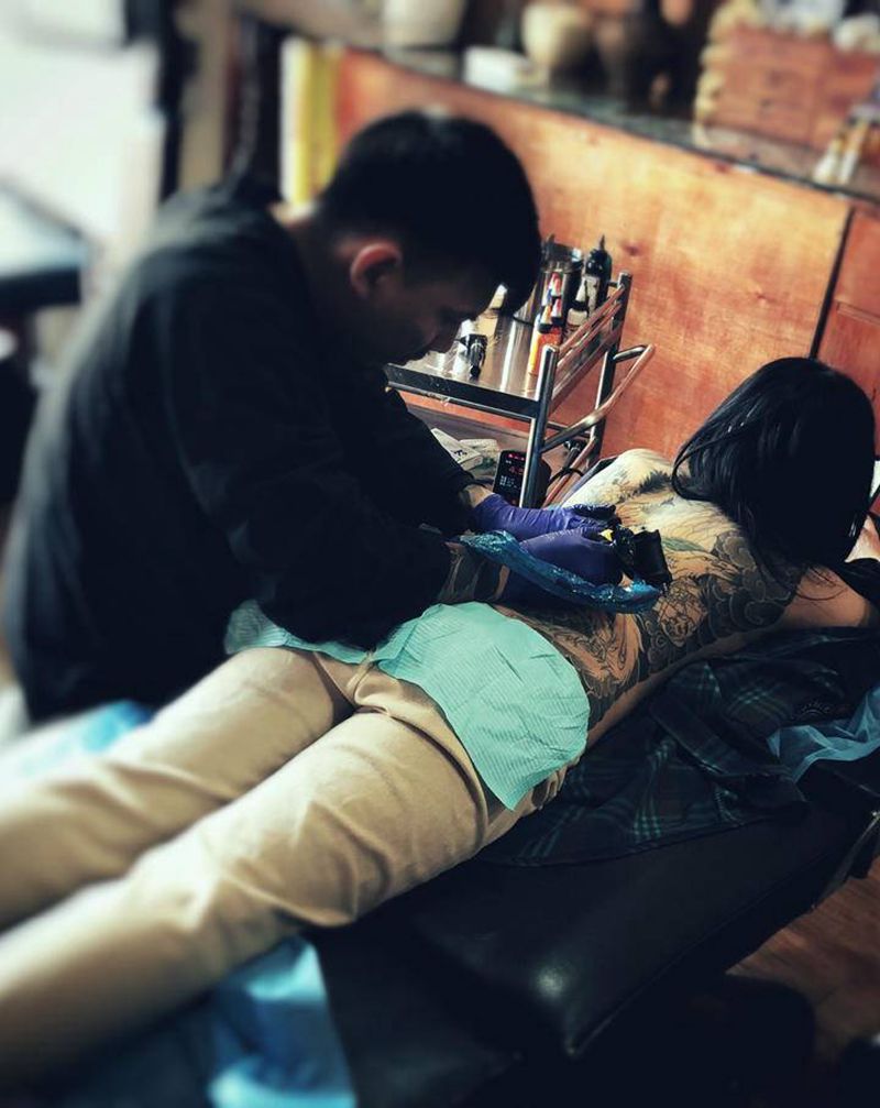 传统入墨~纹身图片_老传统纹身图案