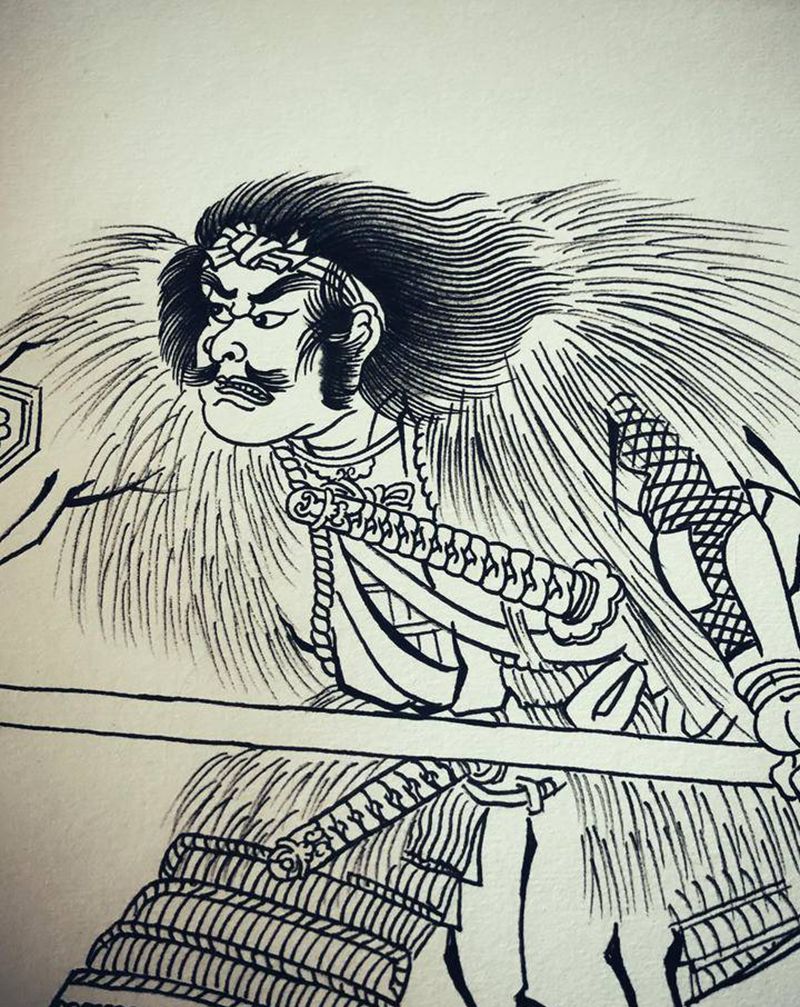 武士繪~纹身图片_老传统纹身图案