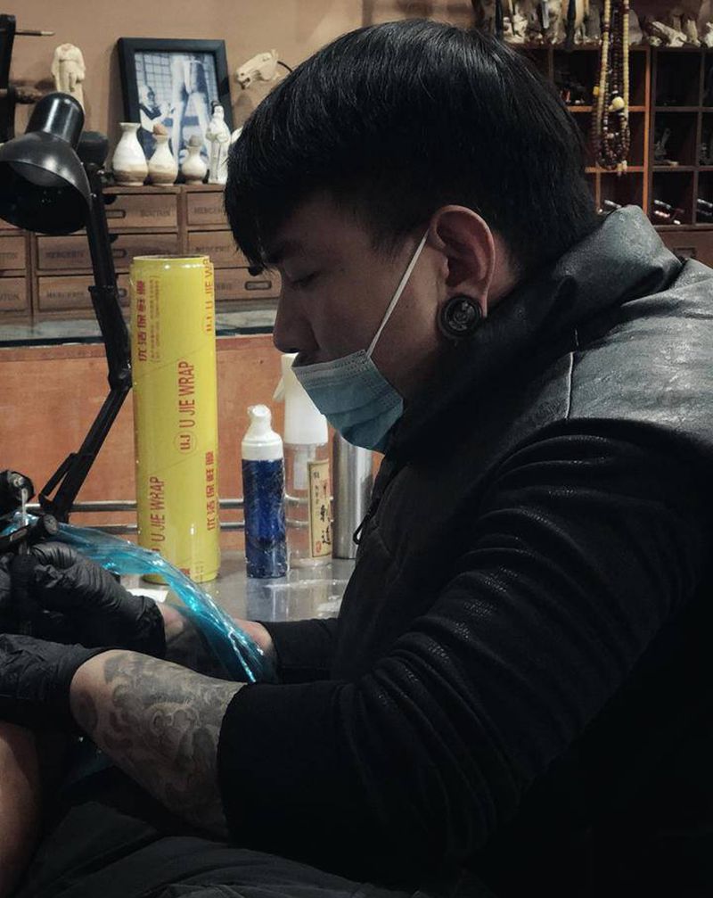 修改进度～纹身图片_老传统纹身图案