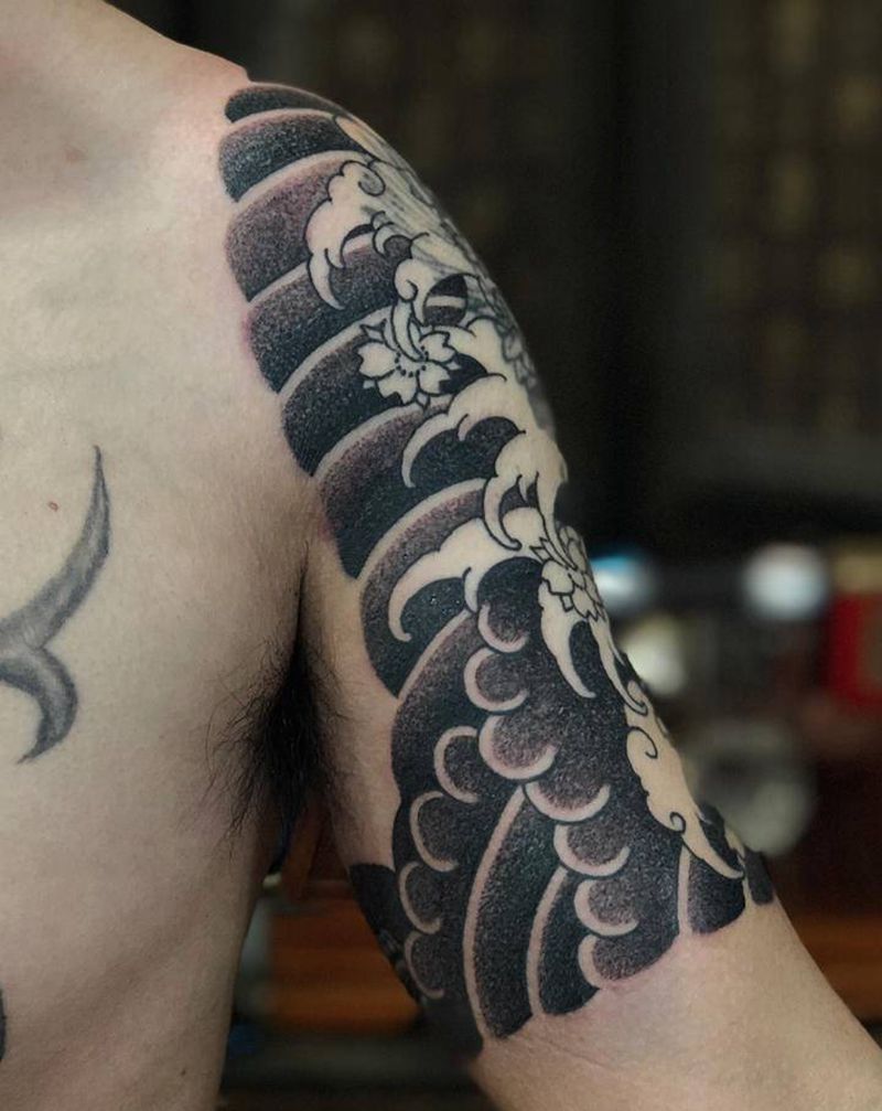 传统收官～纹身图片_老传统纹身图案