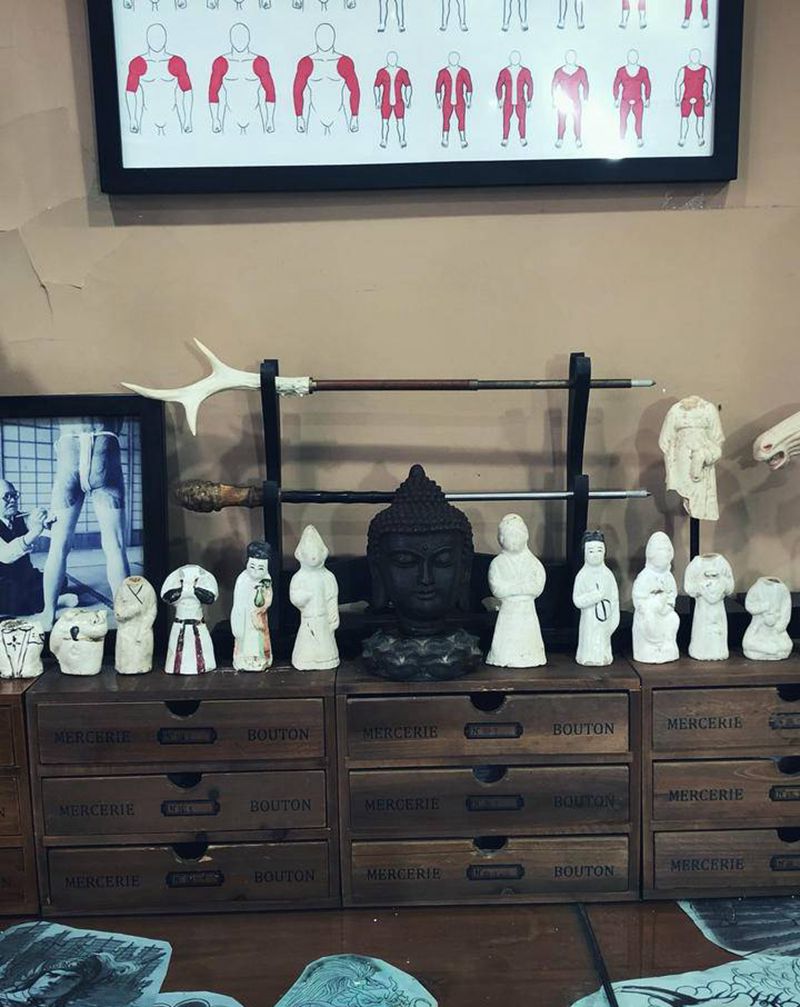 一角～纹身图片_老传统纹身图案