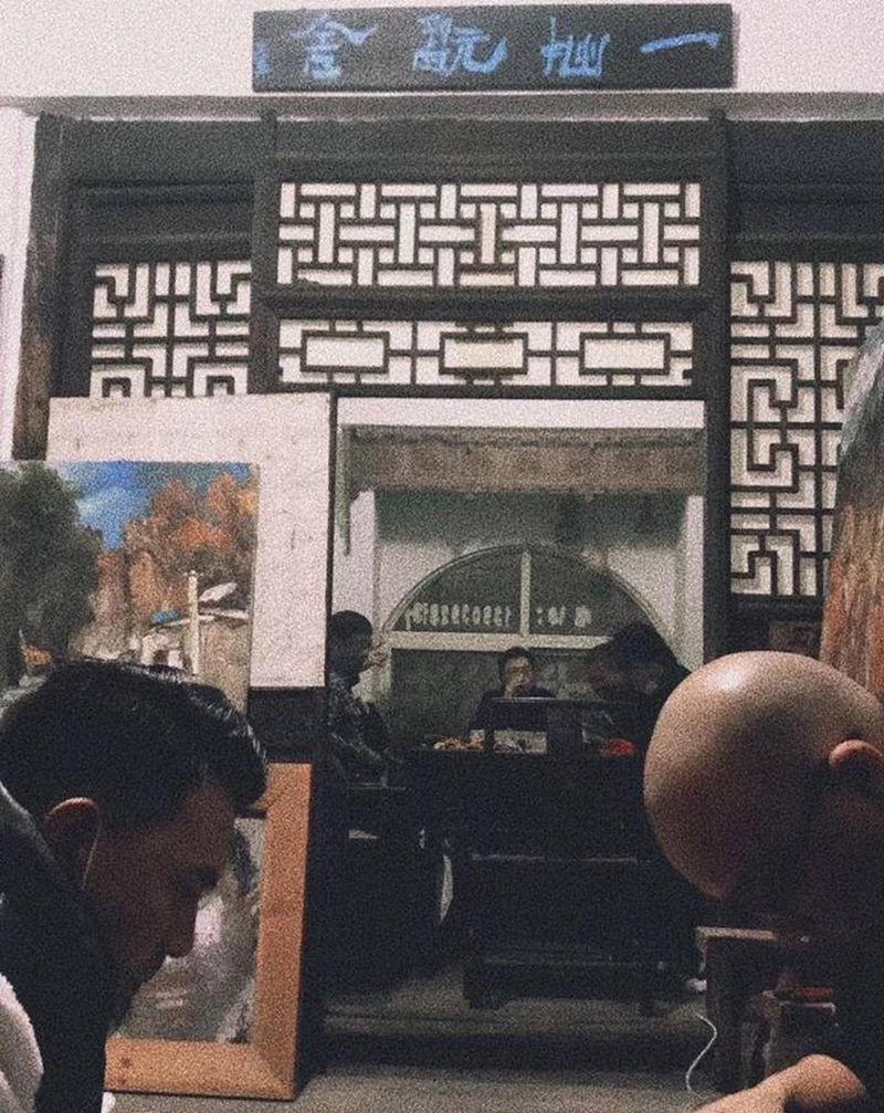 在师父面前像群可爱的孩子…真i纹身图片_老传统纹身图案