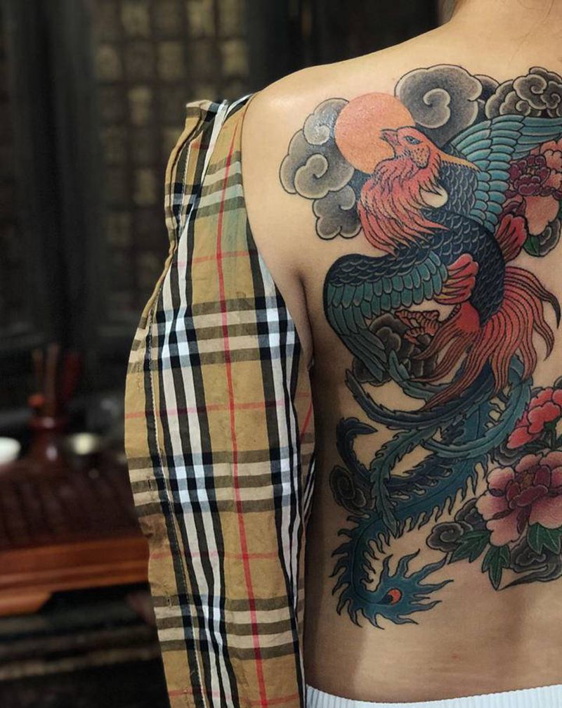鳳繪～纹身图片_老传统纹身图案