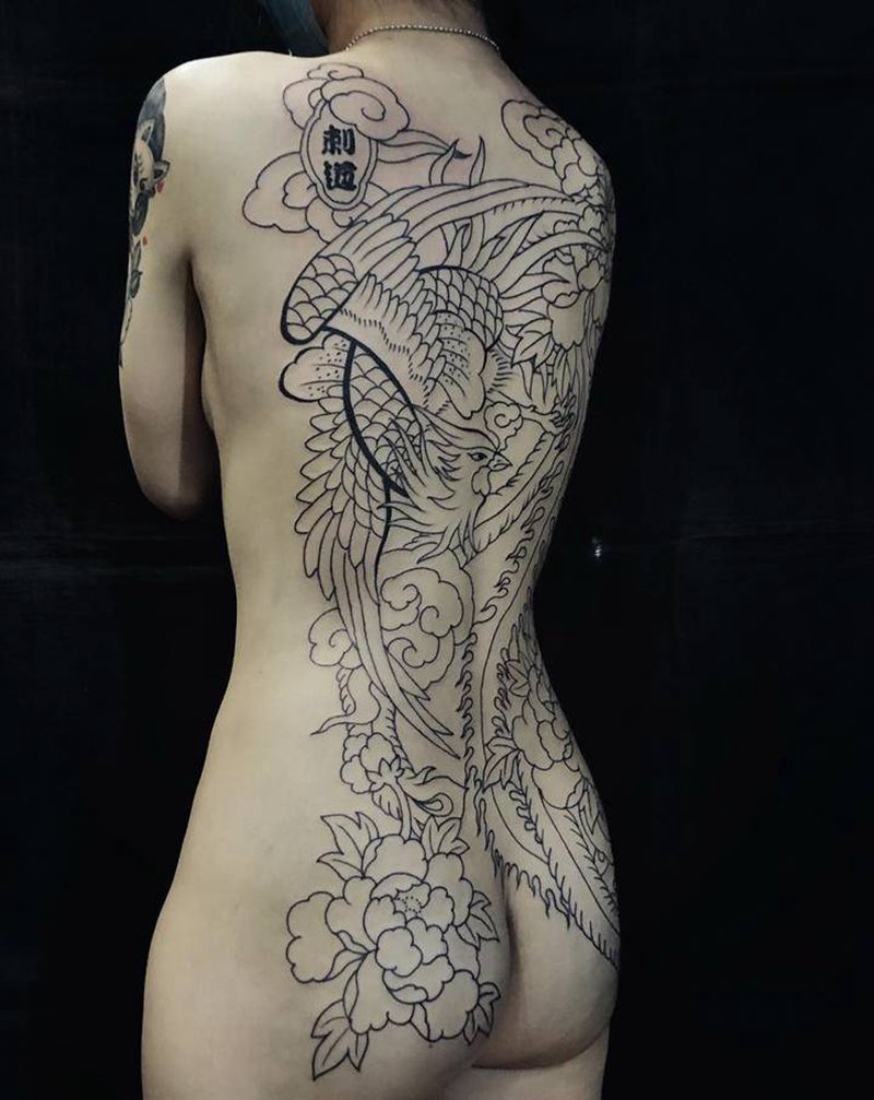 入墨初构～纹身图片_老传统纹身图案