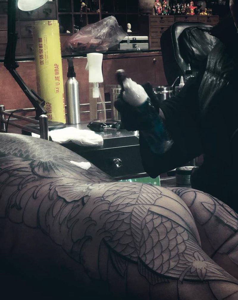 搓泥宝要不要来一套～[让我看看纹身图片_老传统纹身图案