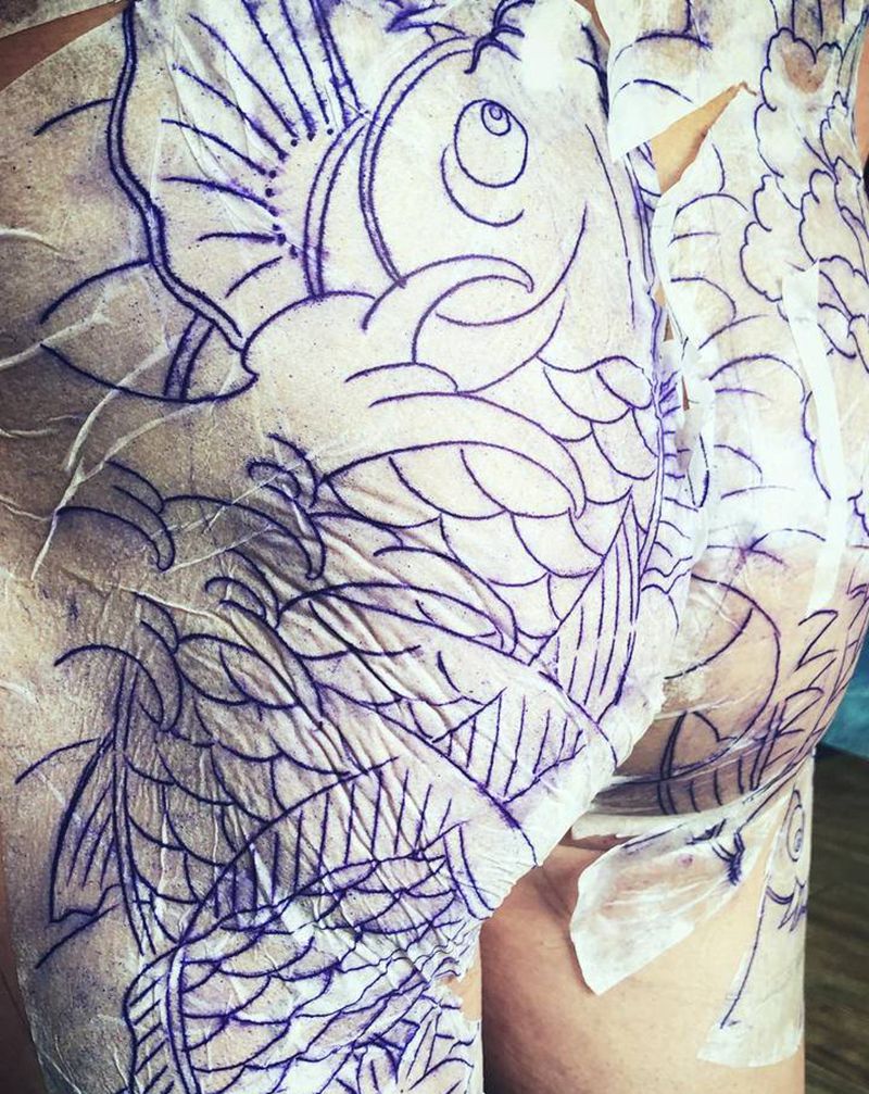 准备工作很关键 过程很重要～纹身图片_老传统纹身图案