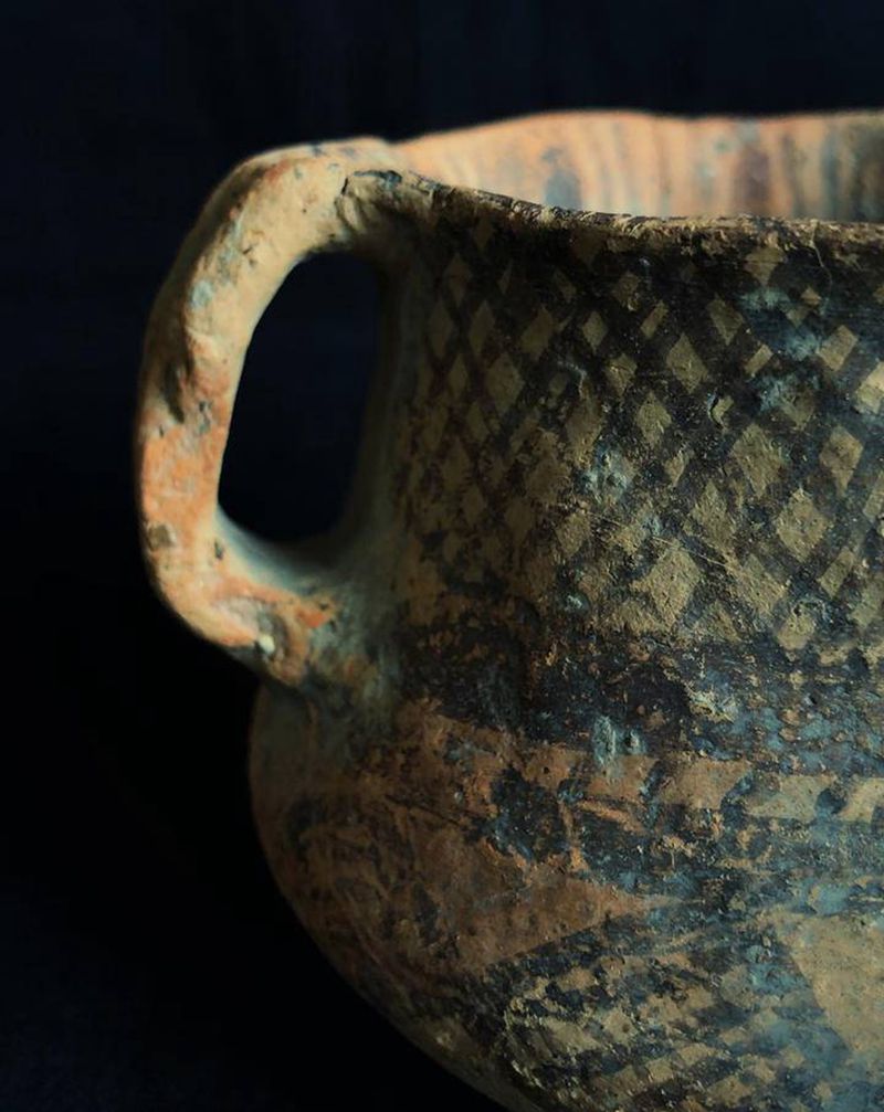 彩陶～纹身图片_老传统纹身图案