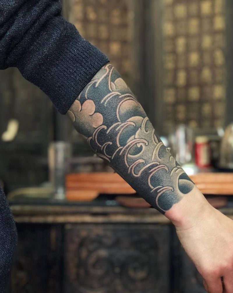 今日入墨～纹身图片_老传统纹身图案