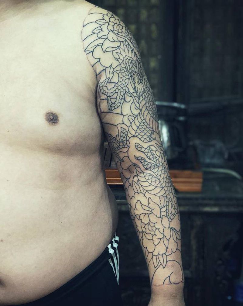 传统初构～纹身图片_老传统纹身图案