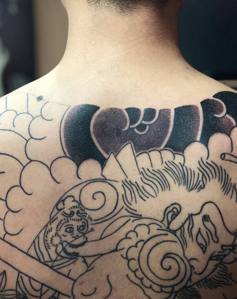 进度～纹身图片_老传统纹身图案