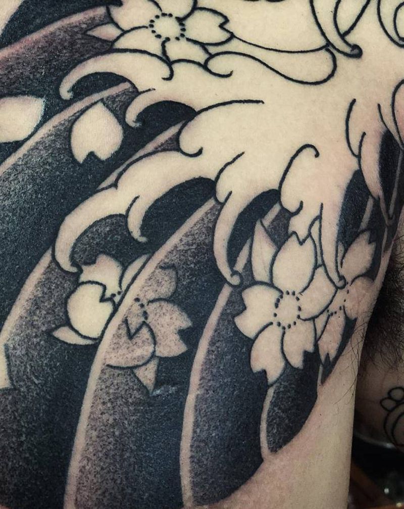 半胛～纹身图片_老传统纹身图案