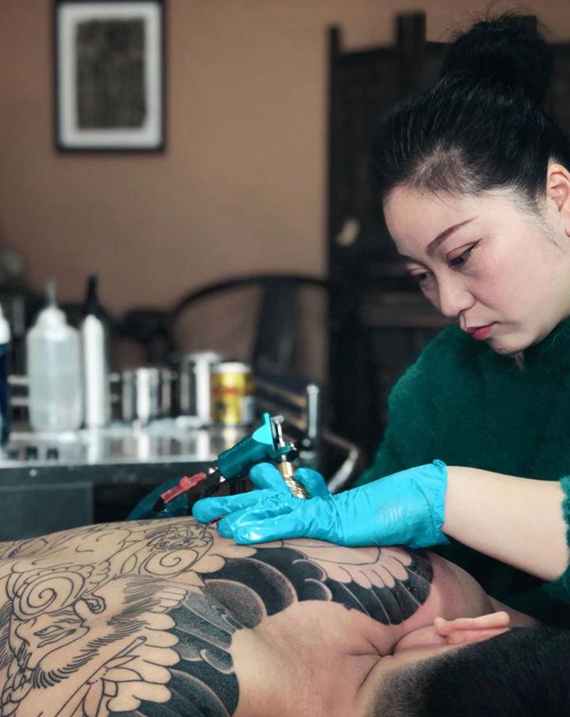 彫茜入墨～纹身图片_老传统纹身图案