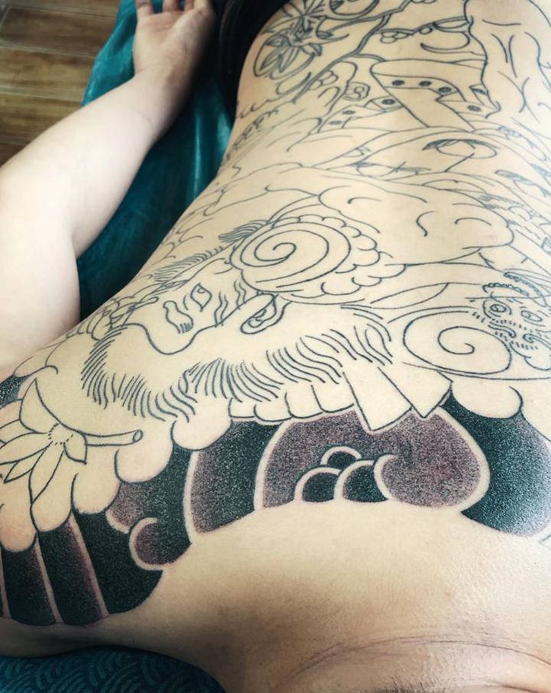 雾～纹身图片_老传统纹身图案