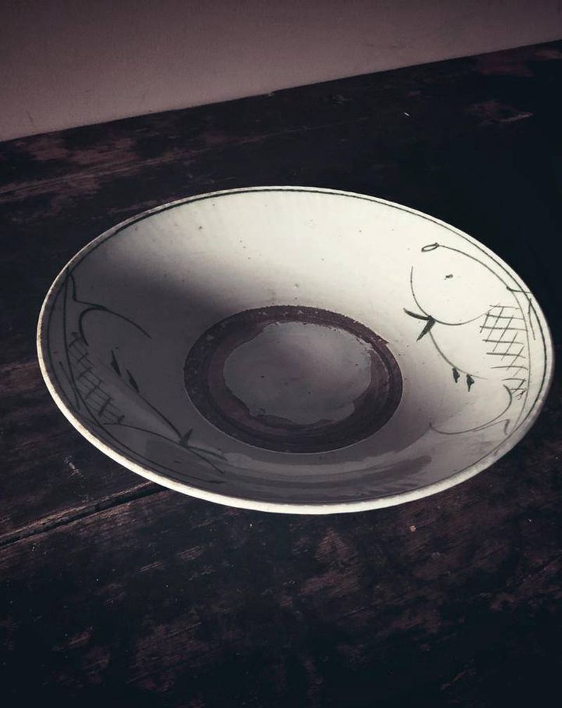 一盘鱼～纹身图片_老传统纹身图案