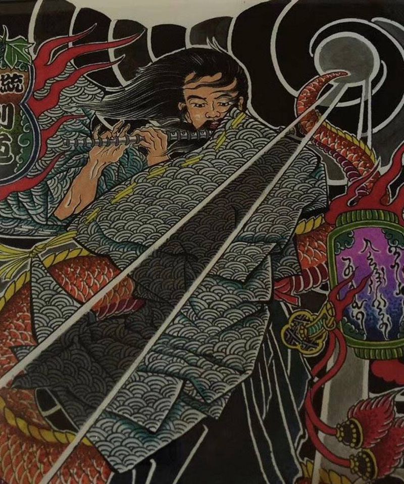 繪稿～纹身图片_老传统纹身图案